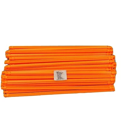 50 Knex Long Orange Rods 7-1/2" - 7.5" Standard K'nex Parts (Not Micro) - Image 1 of 3