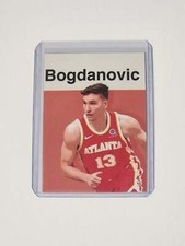Bogdan Bogdanovic Artist Signed Basketball Art Card 1/10
