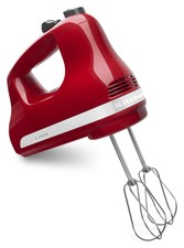 KitchenAid Ultra Power 5-Speed Hand Mixer, Empire Red, KHM512ER