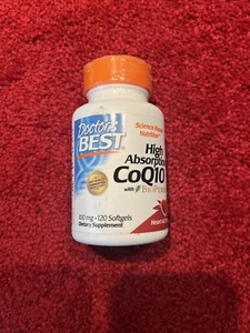 Doctor's Best CoQ10 High Absorption 100mg 120 Softgels Exp 6/26 - Picture 1 of 3