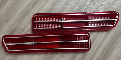 1969 Chevrolet Camaro Tail Lamp Lens Set RS Models - Image 1 of 4