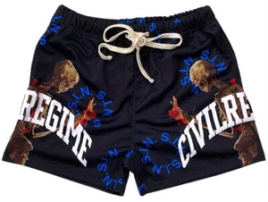 Civil Regime by Darc Sport Men's Reap What You Sew 16" Mesh Shorts - Picture 1 of 4