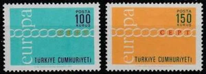 Turkije/Turkey postfris 1971 MNH 2210-2211 - Europa / Cept - Picture 1 of 1