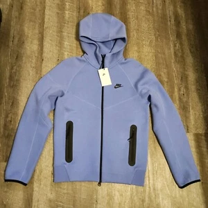 Nike Sportswear Tech Fleece Windrunner Hoodie Jacket FB7921 450 Polar Blue Sz S - Picture 1 of 14