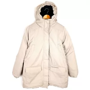 PEAK PERFORMANCE Damen Jacke Gr.M Kapuze Daunenfüllung Beige Isoliert - Bild 1 von 11
