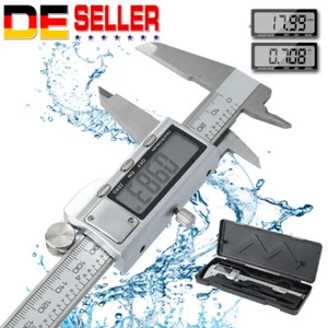 Digital Messschieber Messlehre Schieblehre 0-150mm Edelstahl Messschieblehre  - Bild 1 von 13