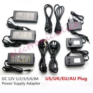 AC110 220V Power Supply Adapter Transformer LED Strip 2A 3A 5A 8A DC 5V 12V 24V - Picture 1 of 8