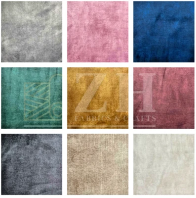 Coniston Velvet Upholstery Fabric Sofas Curtains Crafts Beds 145cm wide Material - Image 1 of 4