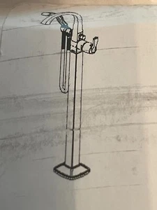 DELTA T4777-SSFL Stryke Single Handle Floor Mount Tub Filler - MISSING PARTS - Picture 1 of 12