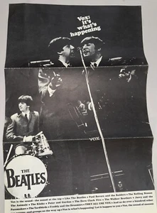Póster de portada de catálogo original VOX Beatles Its What’s Happening años 60’s retro genial - Imagen 1 de 13