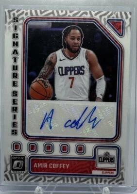 2021-22 Panini Donruss Optic - Signature Series #SS-CDF Amir Coffey Clippers - Image 1 of 2
