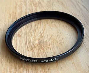72mm to 77mm Metal Step-up Ring, screw on - Picture 1 of 1