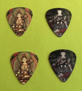 Gods Variety Collectors Guitar Pick Lot of 4~ NWOT - 2 Sided Print #A - Picture 1 of 1