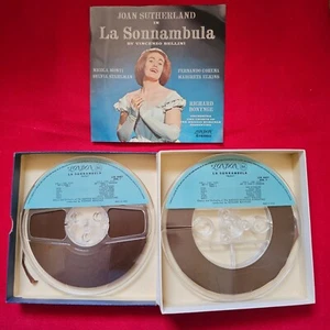 Bellini: La Sonnambula Sutherland LONDON BOX LOR 90070 (2 Rollen) 4 Spur STEREO - Bild 1 von 4