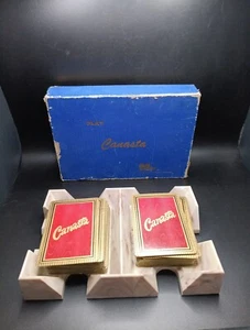Canasta Unabridged Rules Playing Cards Vintage Arrco Playing Cards Co. Chicago - Bild 1 von 4