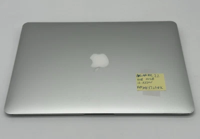 Apple MacBookAir7,2  (i5-5350U, 8GB RAM, 121GB SSD) No AC/OS - Image 1 of 4