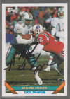 Autographié 1993 Topps Mark Higgs - Dolphins