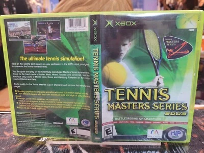 Tennis Master Series 2003 Xbox CIB EN Tested Free Shipping in Canada !! - Image 1 of 3