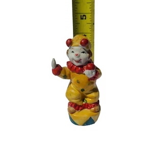 Collectible Clown Figurine Decorative Doll Porcelain Lot Of 2 Keepsake - Picture 1 of 13