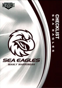 2024 Manly Sea Eagles NRL TLA Elite Card - Club Logo - Picture 1 of 3