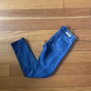 Jeanswest Size 6 W27 L28 Super Skinny Leg Dark Blue Denim Jeans Free Postage - Picture 1 of 8