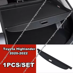 For Toyota Highlander 2020-23 Alloy Car Rear Trunk Cargo Luggage Shade Cover kit - Bild 1 von 8