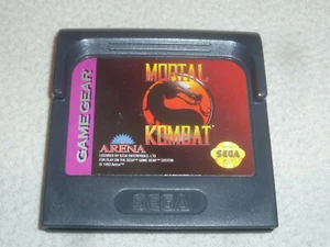 SEGA GAMEGEAR VIDEO GAME MORTAL KOMBAT CARTRIDGE ONLY GEAR CART ARENA - Picture 1 of 2