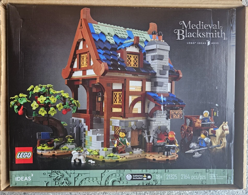 SHIPS FAST! LEGO Ideas: Medieval Blacksmith 21325 (READ Description) - Image 1 of 4