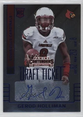 2015 Panini Contenders Draft Picks Gerod Holliman #189 Rookie Auto RC - Image 1 of 2