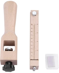 Verstellbarer Lederriemenschneider Holzstreifenschneider mit 5 Klingen DIY Handarbeit - Bild 1 von 6