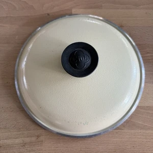 Tapa de repuesto para olla vintage Club aluminio cosecha oro amarillo claro 8,5" - Imagen 1 de 3