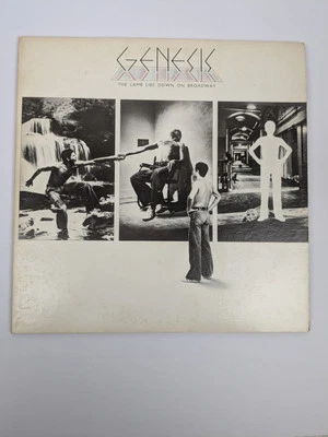 Genesis - Lamb Lies Down On Broadway (2xLP, 1974) Vinyl Record 12" G+ Prog Rock - Image 1 of 4