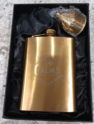 Frasco con embudo Gold Palms de 8 OZ Foto 1 de 4
