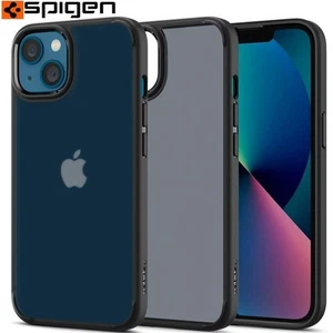 Custodia protettiva Spigen opaca iPhone 13 nera - Foto 1 di 11