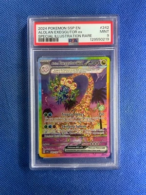 Alolan Exeggutor ex 242/191 Sv08: Surging Sparks Holo Psa 9 - Image 1 of 2