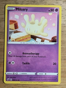 2020 Pokemon Sword and Shield Rebel Clash #86 Milcery C - Picture 1 of 2