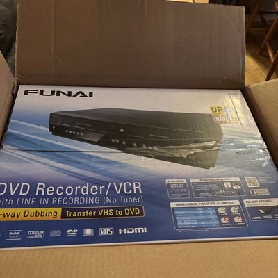 Funai ZV427FX4 DVD-рекордер видеомагнитофон комбинированный плеер передача VHS ЗАПЕЧАТАННЫЙ НОВЫЙ - Изображение 1 из 4