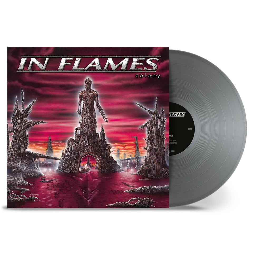 In Flames 'Colony' (25e anniversaire) LP 180g Vinyle argenté - Nouveau et Scellé - Photo 1/1