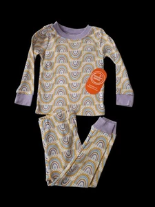 Nuevo con etiquetas Conjunto de Pijama Infantil Arco Iris - Top y Pantalones Manga Larga - Talla 18 Meses - Imagen 1 de 4