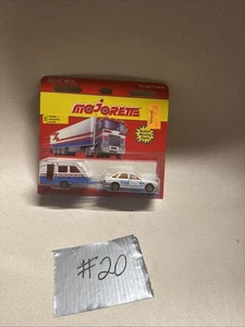 Vintage Majorette #325 Sedan & Camping Trailer: Diecast Collectible Toy Car - Picture 1 of 12