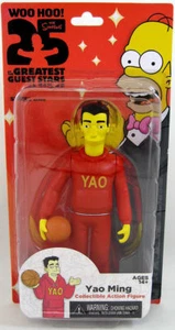 Figura de acción Yao Ming Los Simpson 25 de las mejores estrellas invitadas serie 1 nueva en caja - Imagen 1 de 3