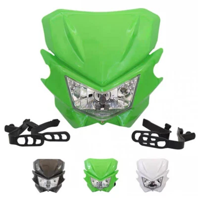 Dirt Bike  Headlight Three Casing Color For Kawasaki Universal - Image 1 of 4