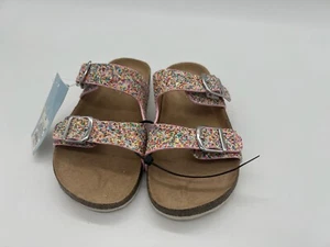 Girls' Drew Slip-On Footbed Sandals multicolor - Cat & Jack - Picture 1 of 6