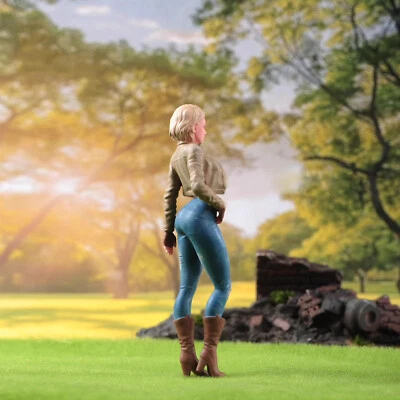 1:18 1/24 Beauty Girl Scene Props Miniatures Figures Model For Cars Vehicles Toy - Image 1 of 4