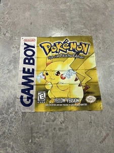 Pokemon Versión Amarilla Gameboy Pared Bandera Bandera Tapiz 3 x 3 Pies - Imagen 1 de 7
