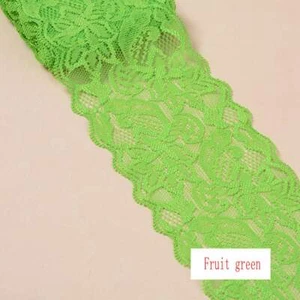 Delicate 2 yard Elastic/Spandex lace trim Soft Flower Floral trim 22 Colors 765 - Picture 1 of 34