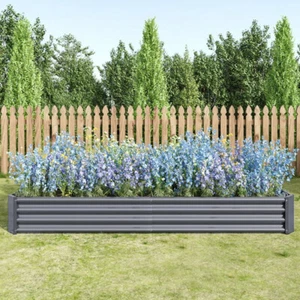 Steel Planter Raised Garden Bed Elevated Planter Box Balcony Deck to Planting - Picture 1 of 13