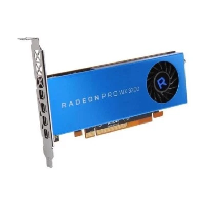 AMD RADEON PRO WX 3200 4GB GDDR5 SCHEDA VIDEO GRAFICA PCIE WORKSTATION CAD PC - Immagine 1 di 4