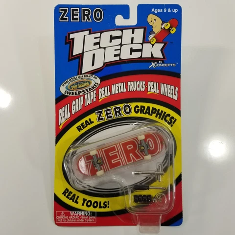 Vintage Tech Deck ZERO Skateboard X Concepts MOC NEW Series 3450 Cover