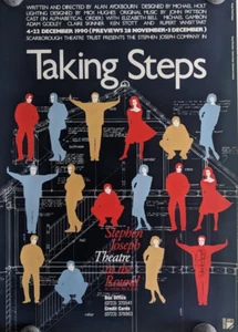 Taking Steps Poster-Patrick Argent-signed by designer-1990-VG+ V rare - Picture 1 of 7